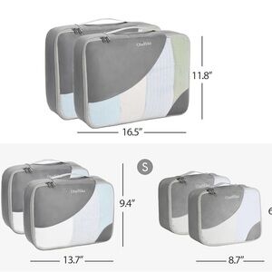 NWT- Packing cubes, set of 6